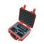 Orange Watertight Mini Hard Case With Foam Insert J546