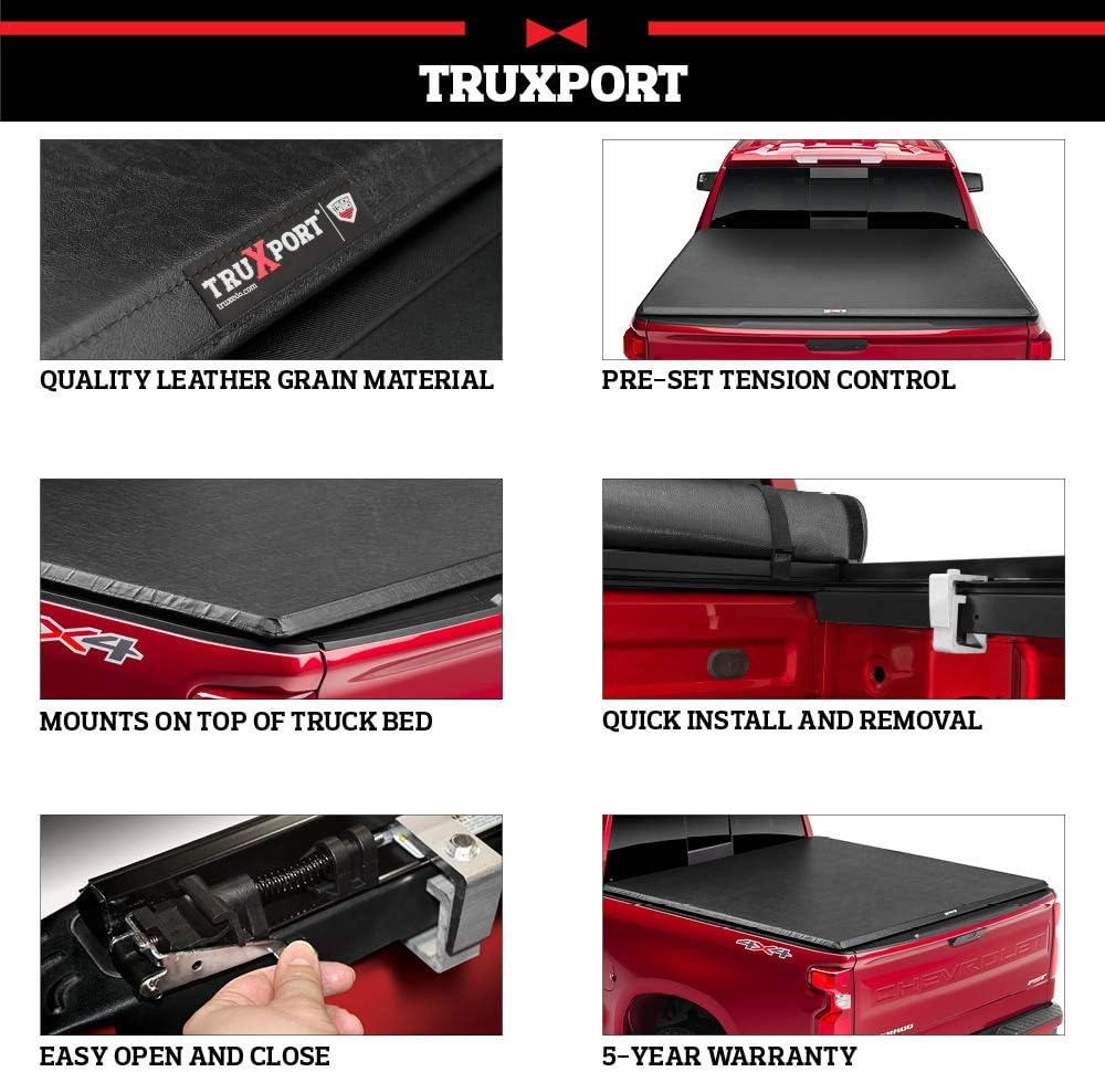 Soft Roll Up Truck Bed Tonneau Cover M45534
