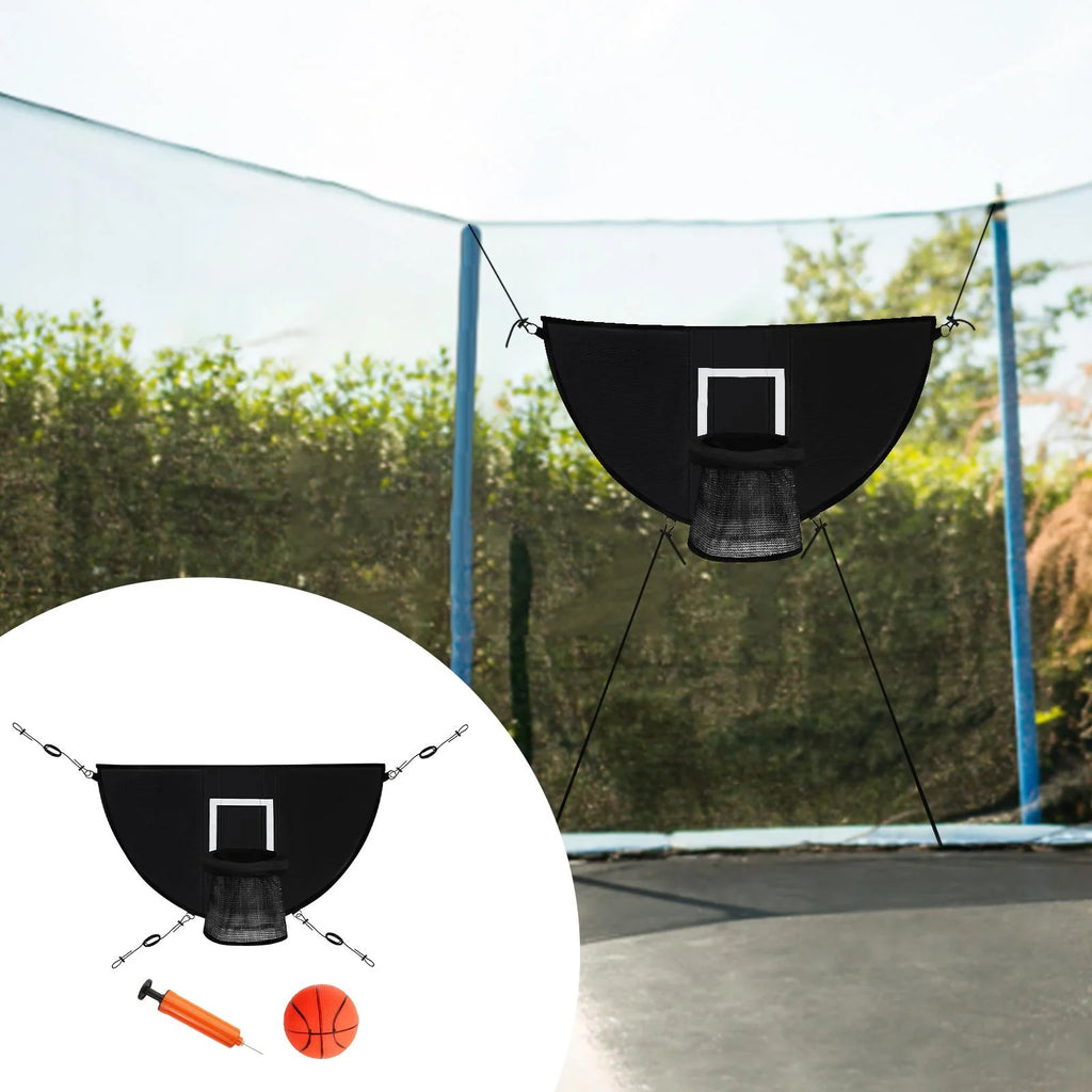 Basketball Hoop for Trampoline with Ropes and Hooks C568