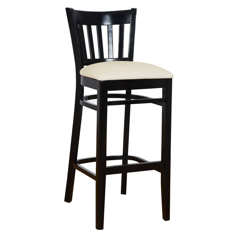 Black Vertical Bar Stool W565714