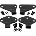 4 Pieces Black Body Door Hinge Set for 2 Door F351