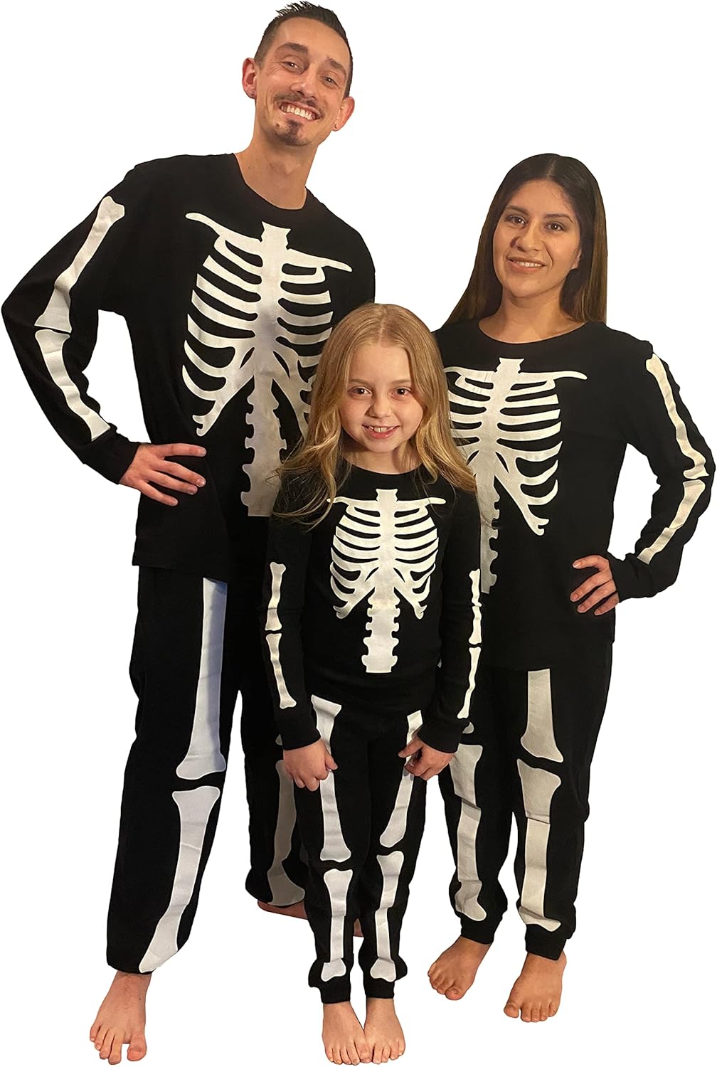 Cotton Skeleton Hoodie Pajamas H7086