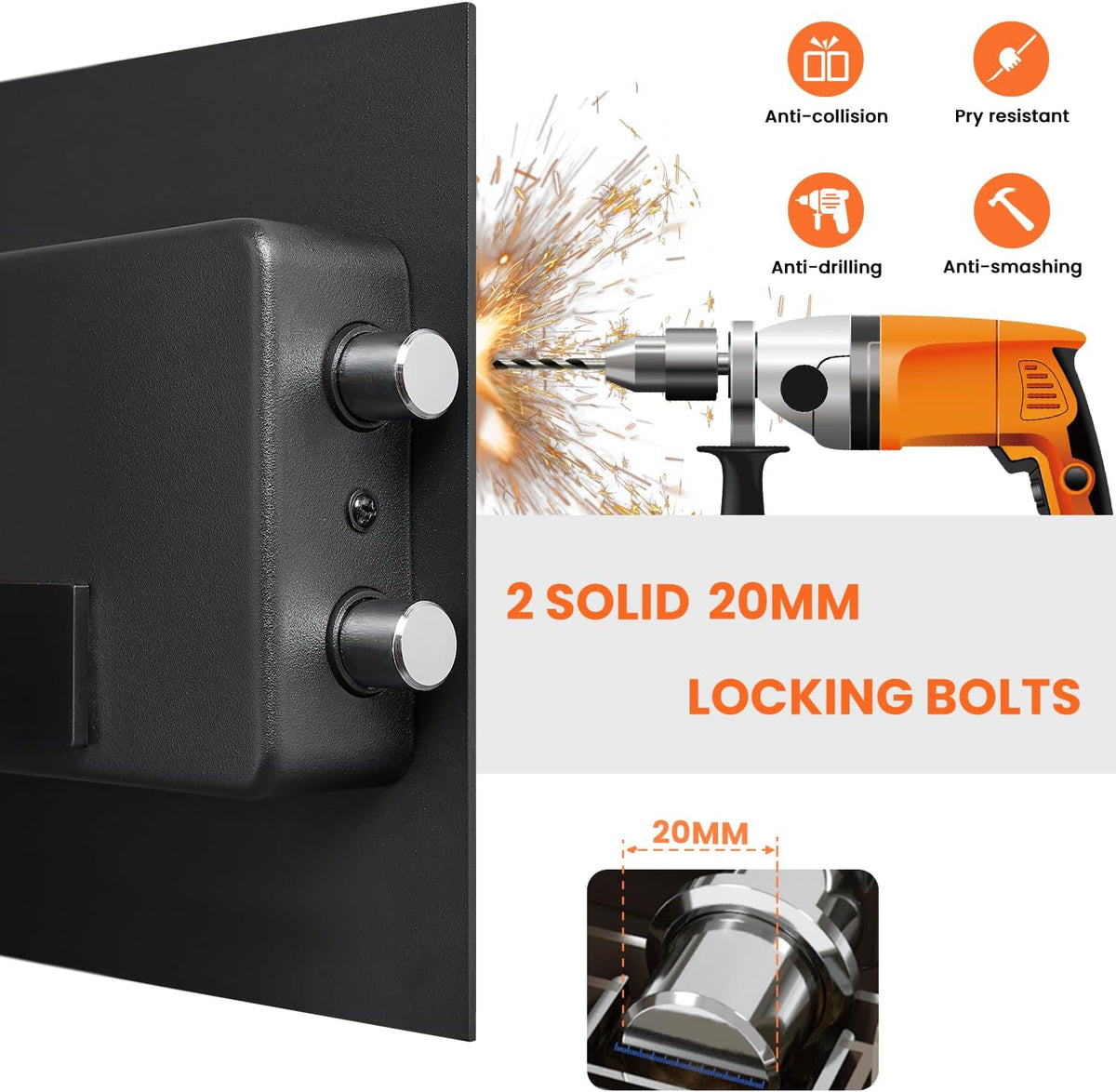 2.3 Cub Fireproof Safe with Digital Keypad Z19474