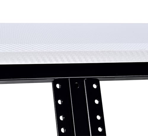Black 88 Keys Music Studio Desk Workstation with Rack Cabinet U8588