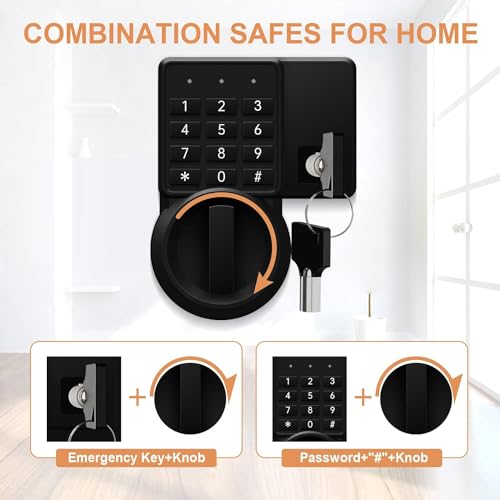 1.6 Cub Fireproof Waterproof Digital Safe with Removable Shelf L453