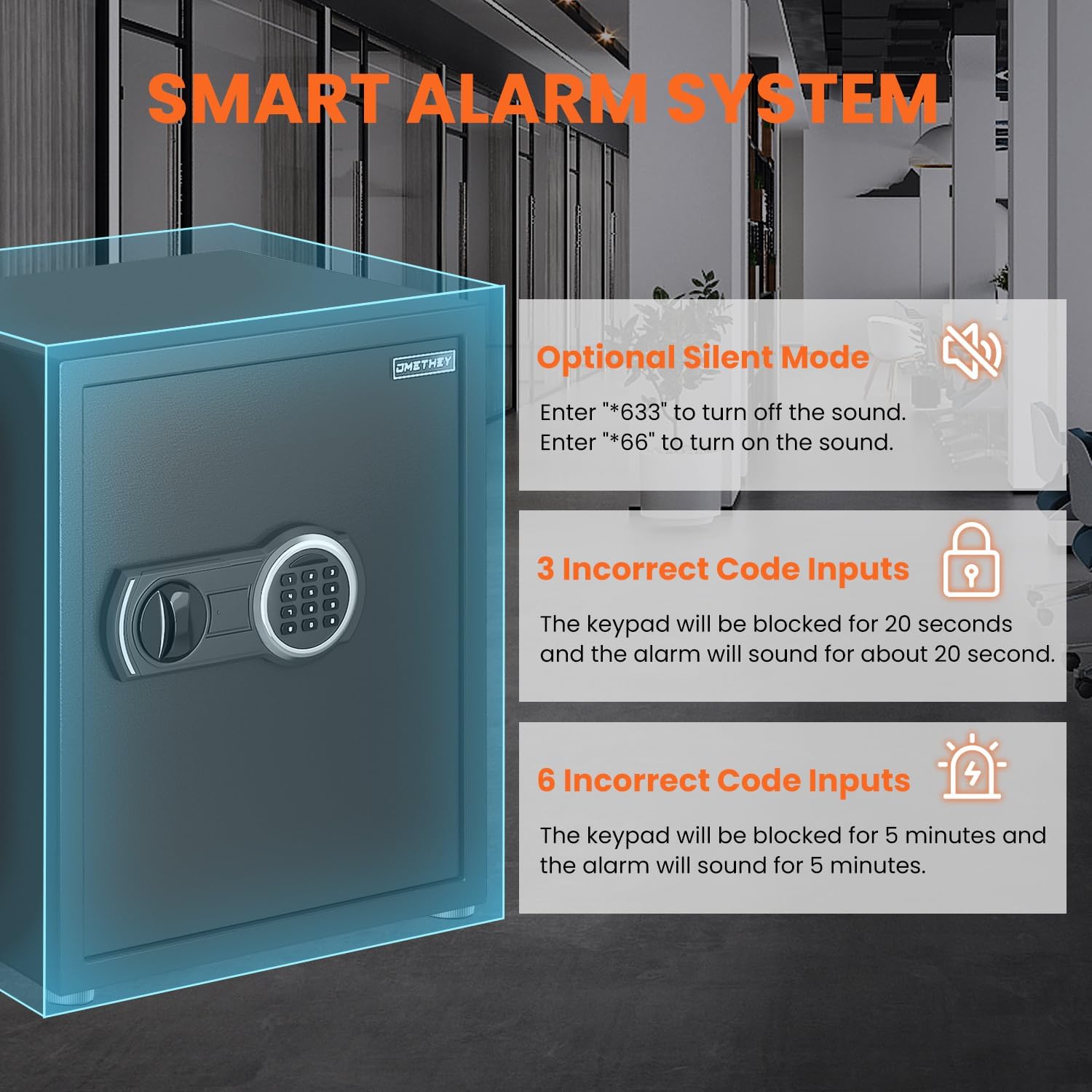 2.3 Cub Fireproof Safe with Digital Keypad Z19474