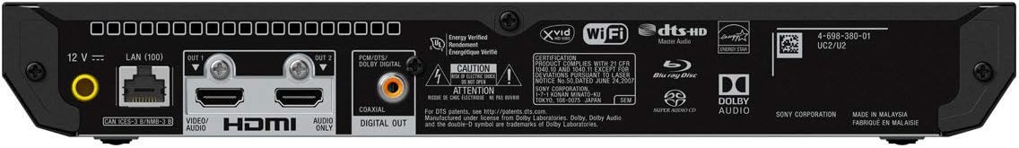 4K Ultra HD Blu-ray Player with Dolby Vision and HDMI Cable T863288