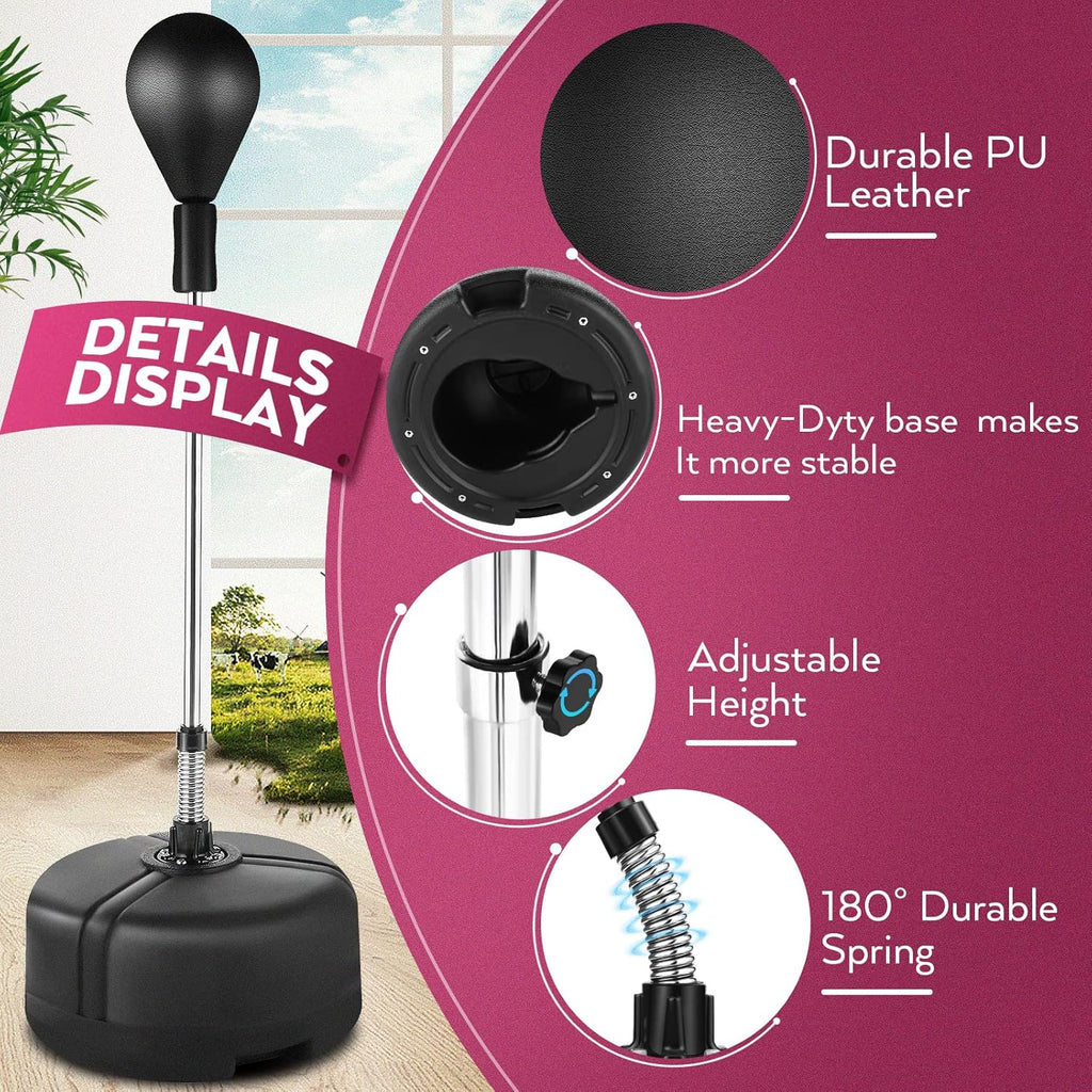 Free Standing Adjustable Height Punching Bag Y539585