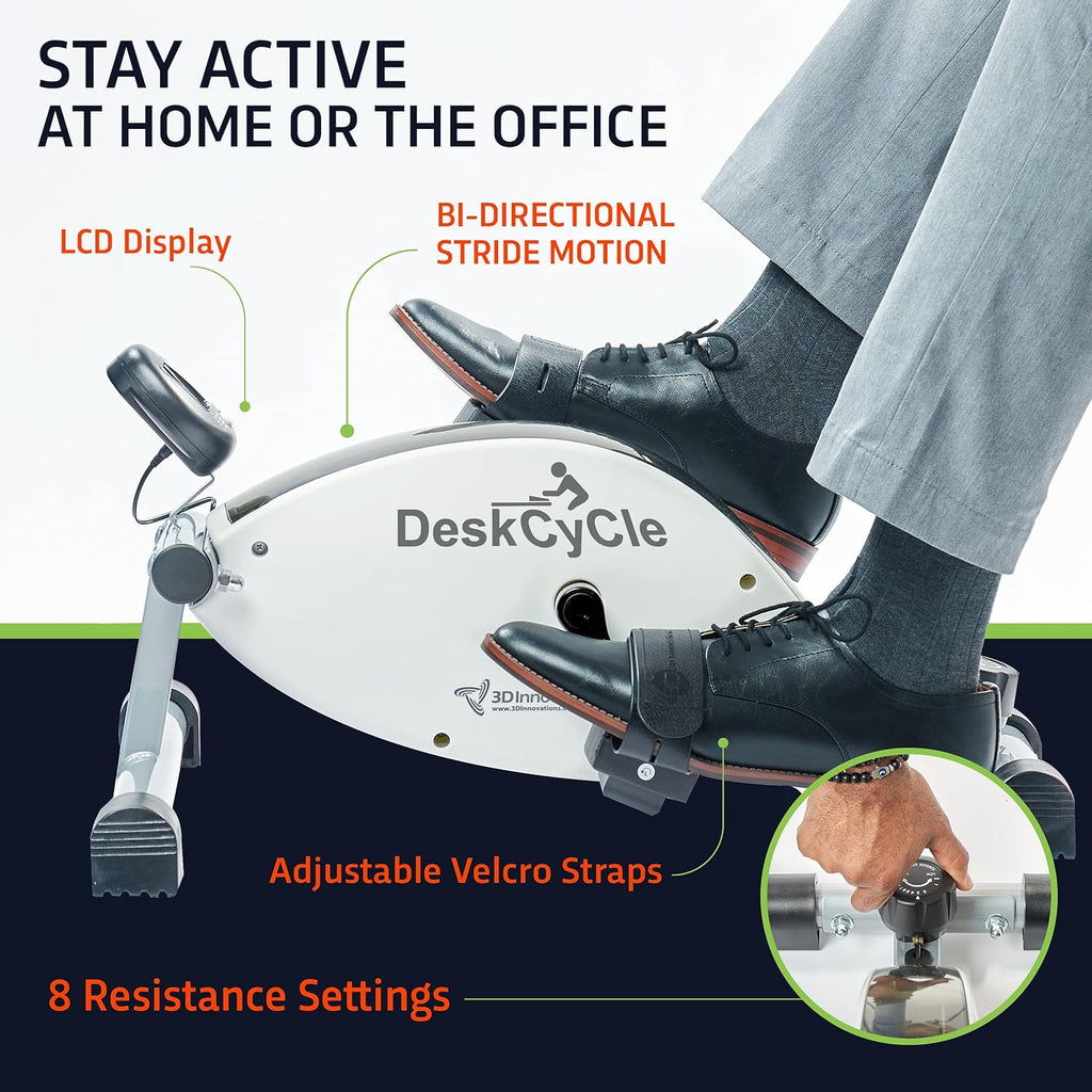 Under Desk Bike Pedal Exerciser with LCD Display R82848