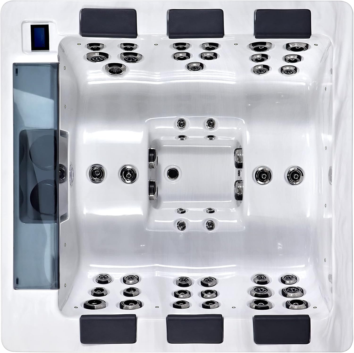 6 Person Portable Outdoor Spa with 44 Jets F325