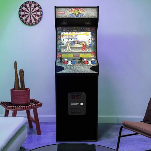 Compact 5' Tall Arcade Machine with 17" Screen, Black Y3653