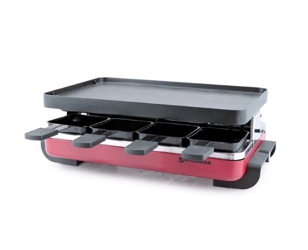 Red Non-Stick Reversible Raclette Grill I31713