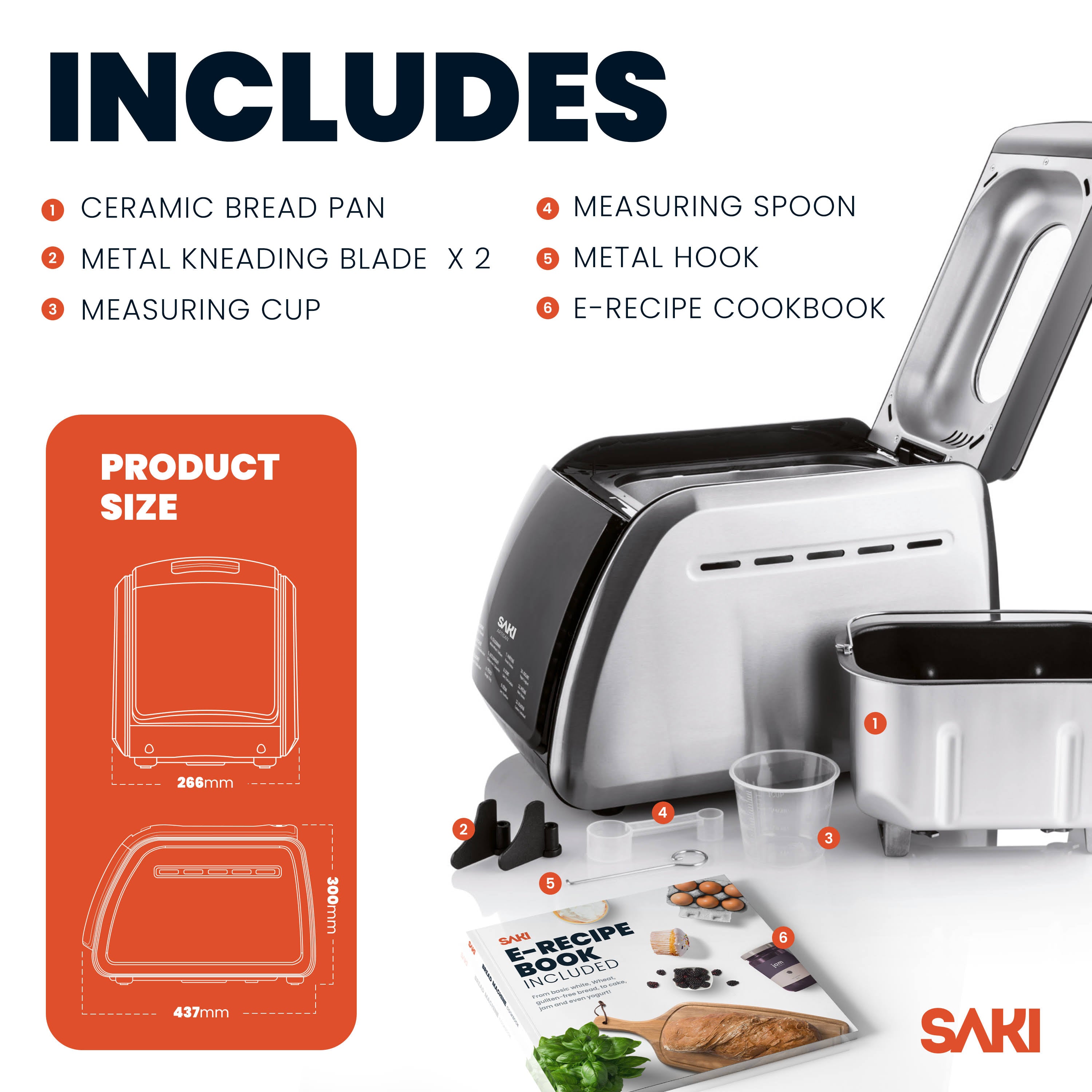 12 In 1 Programmable Bread Maker With Nonstick Pan, 3.3 LBS Capacity I5577