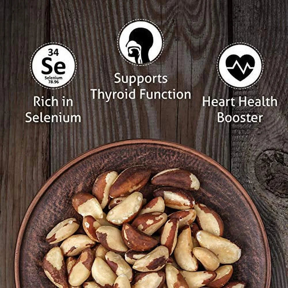 Dry Roasted Brazil Nuts Sea Salted 32 oz G352154