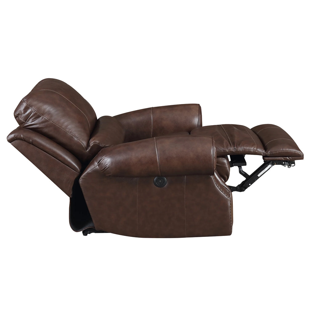 Saddle Brown Power Motion Loveseat B459519