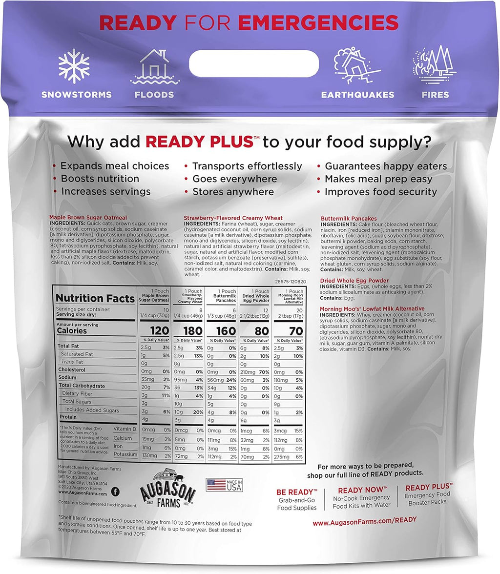 30-Year Shelf Life Emergency Food Supply O42783