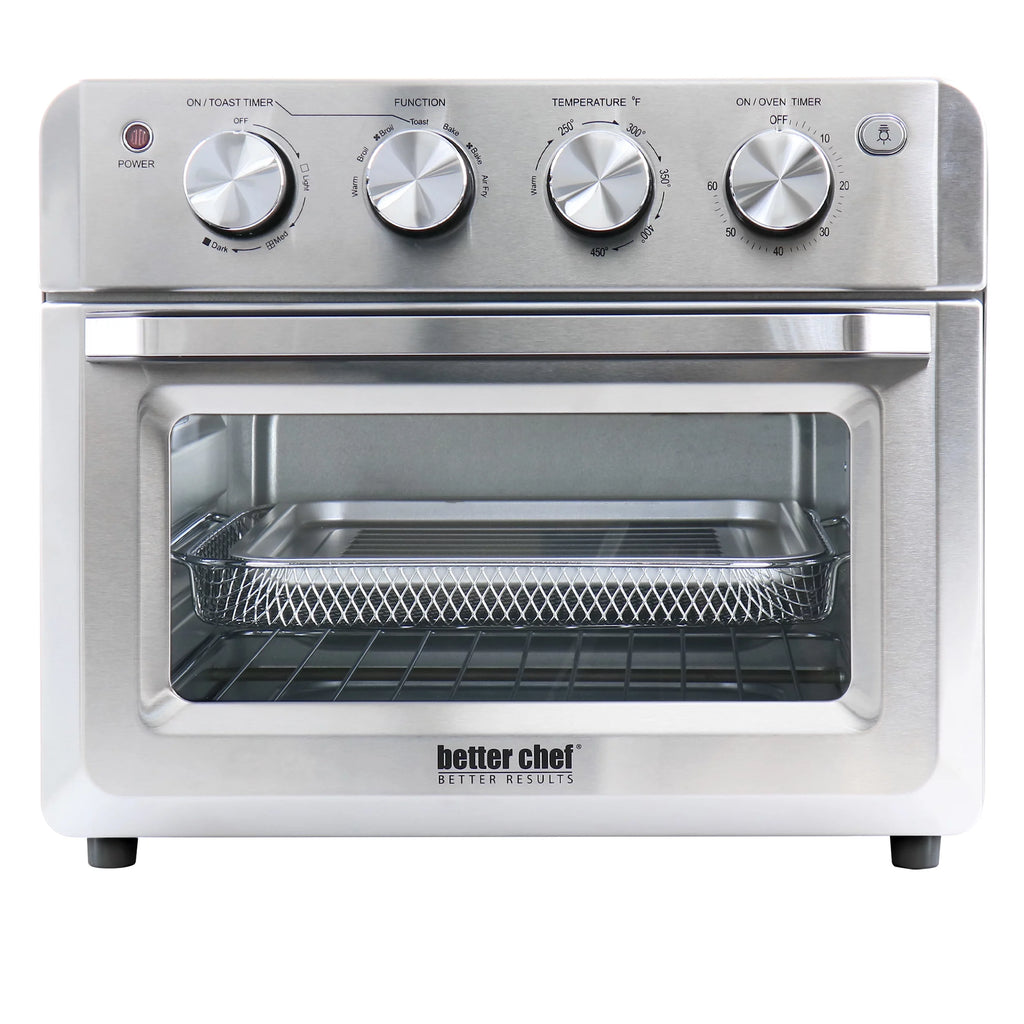 Silver 20 Liter Convection Air Fryer Toaster Oven F36468
