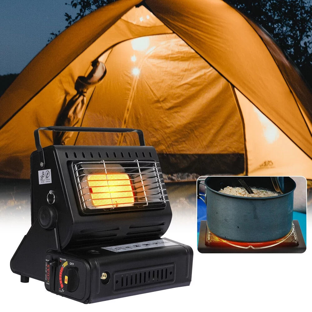 Black Portable Butane Heater X971