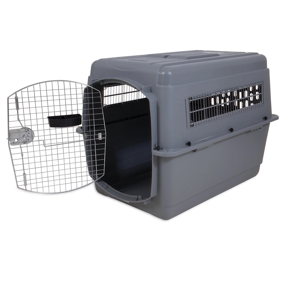 Gray 40" Dog Crate Pet Carrier T604169