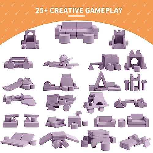 Modular Kids Play Couch 13PCS Blue J156