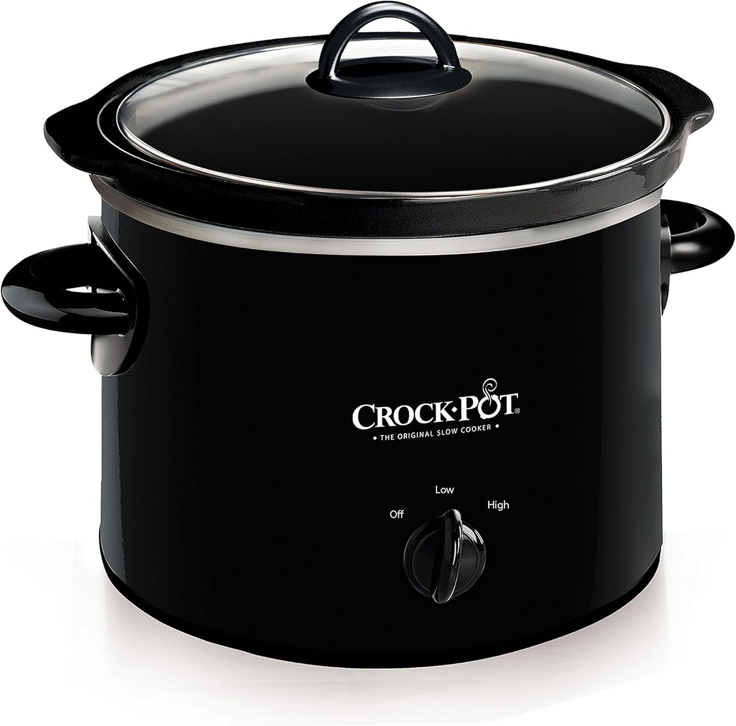 Black 2 Quart Manual Slow Cooker Y936