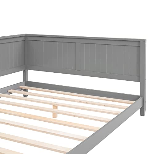 Full Size White Wood Daybed Frame K28725