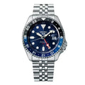 Black and Blue Bezel Watch D8388