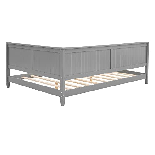 Full Size White Wood Daybed Frame K28725