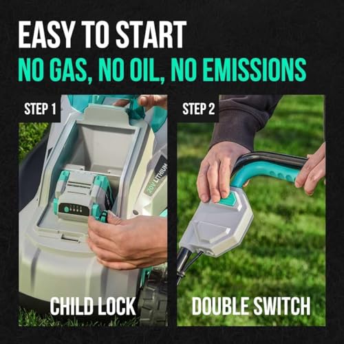 20V 13" Cordless Lawn Mower with Brushless Motor H26883
