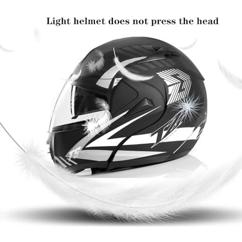 Motorcycle Bluetooth Full Face Modular Helmet with Dual Visor O304