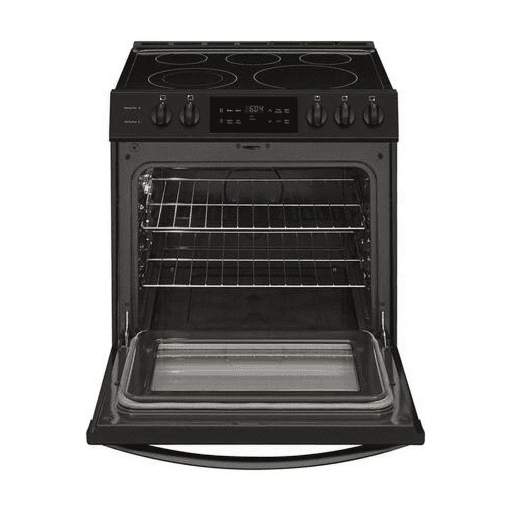 Black 30 in Freestanding Range with Self-Cleaning B385387