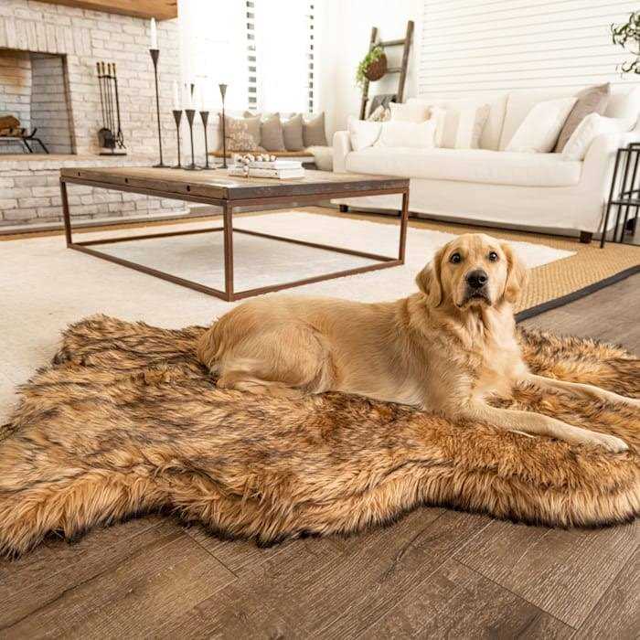 Faux Fur Orthopedic Dog Bed K728