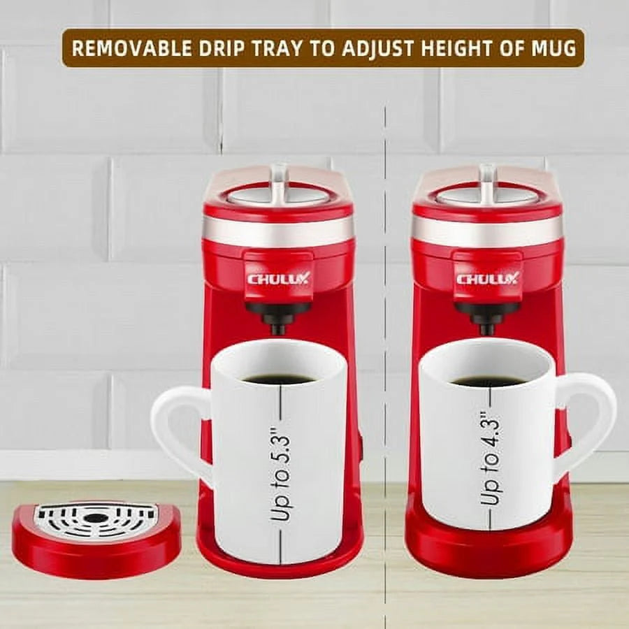 Mini Single Serve Coffee Maker for K Pod & Ground Coffee N983793