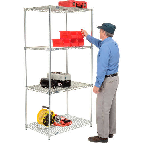Poly-Z-Brite Shelving 36x22W x 24x22D x 74x22H Z3788
