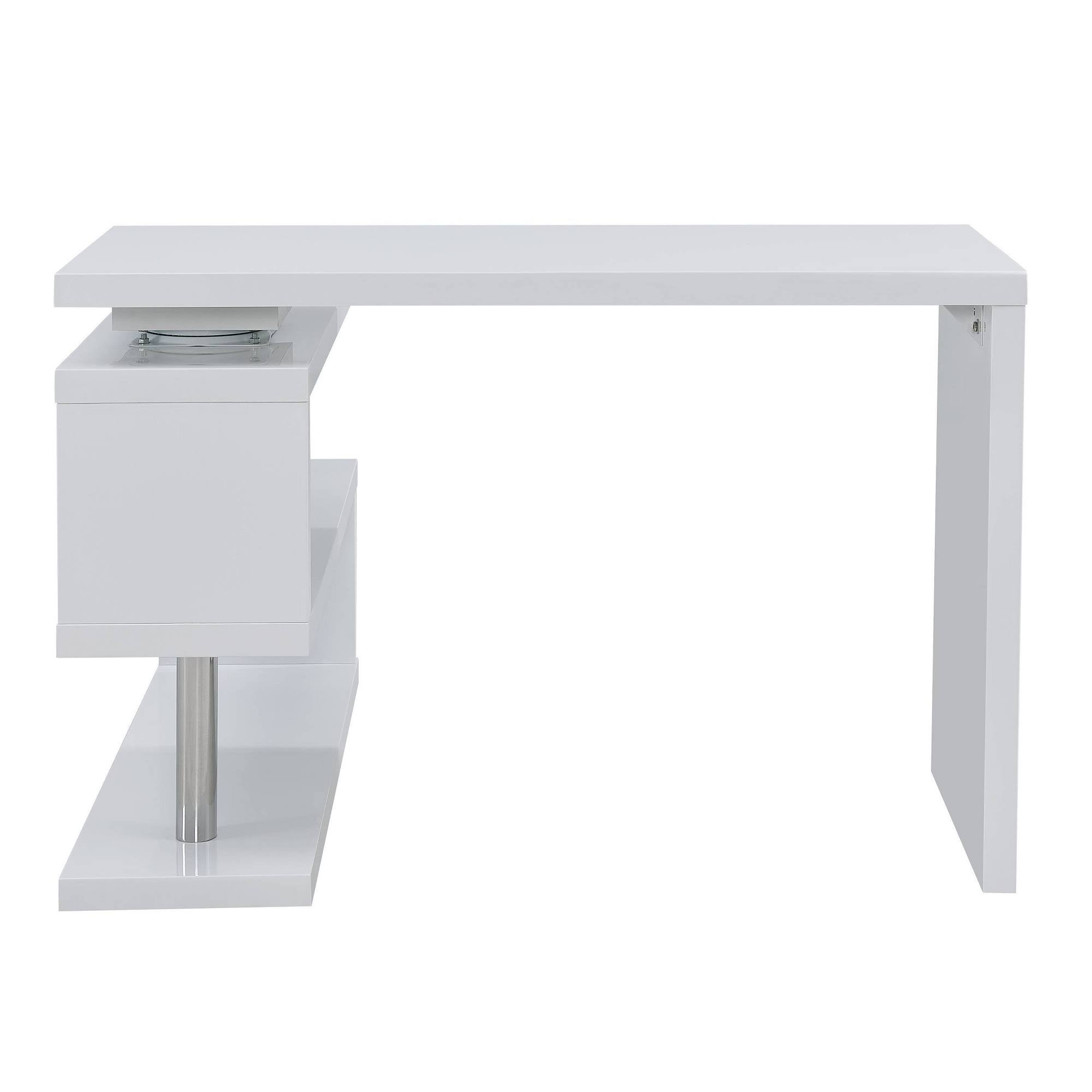 White Corner Desk F613