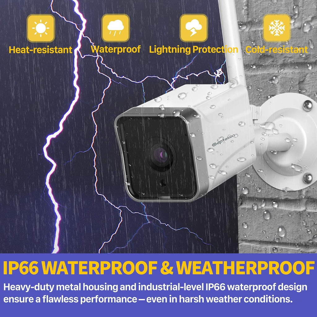1080P WiFi Outdoor Security Camera (2 Pack) with Night Vision L45199