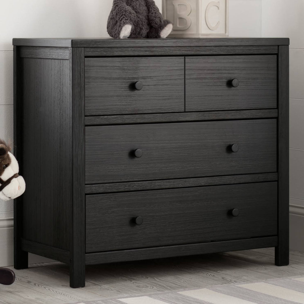 Rustic Ebony 3 Drawer Dresser R12233