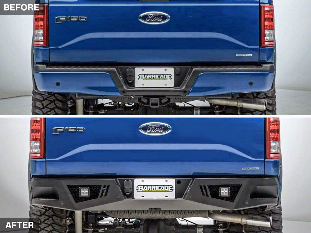 HD Rear Bumper with LED Fog Lights Z282