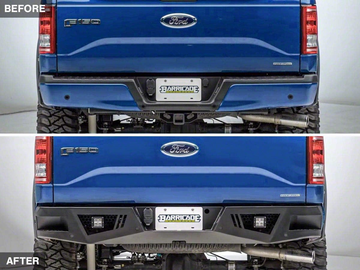 HD Rear Bumper with LED Fog Lights Z282