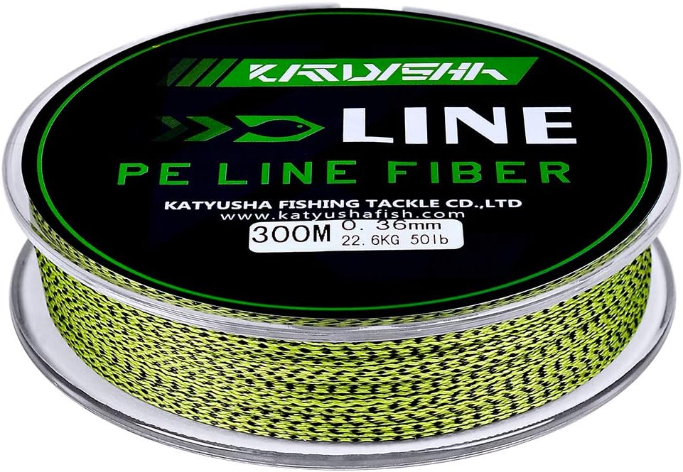 Braided Fishing Line 4 Strands 6Lb Test 109 Yards Pack of 2 O7278