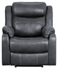 Dark Gray Lay Flat Reclining Chair S840352