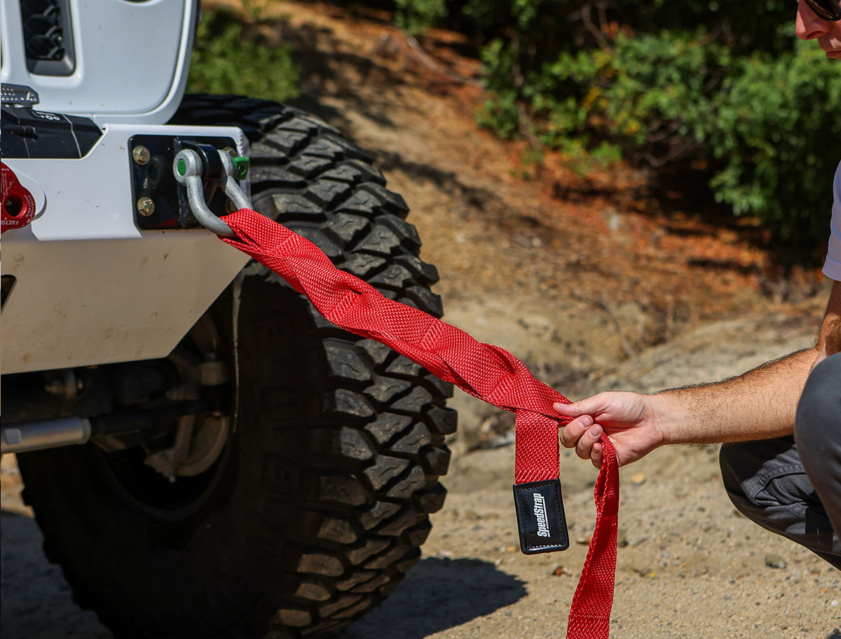 Recovery Tow Strap 2" x 50', Heavy Duty 14,000lb Break Strength G27204