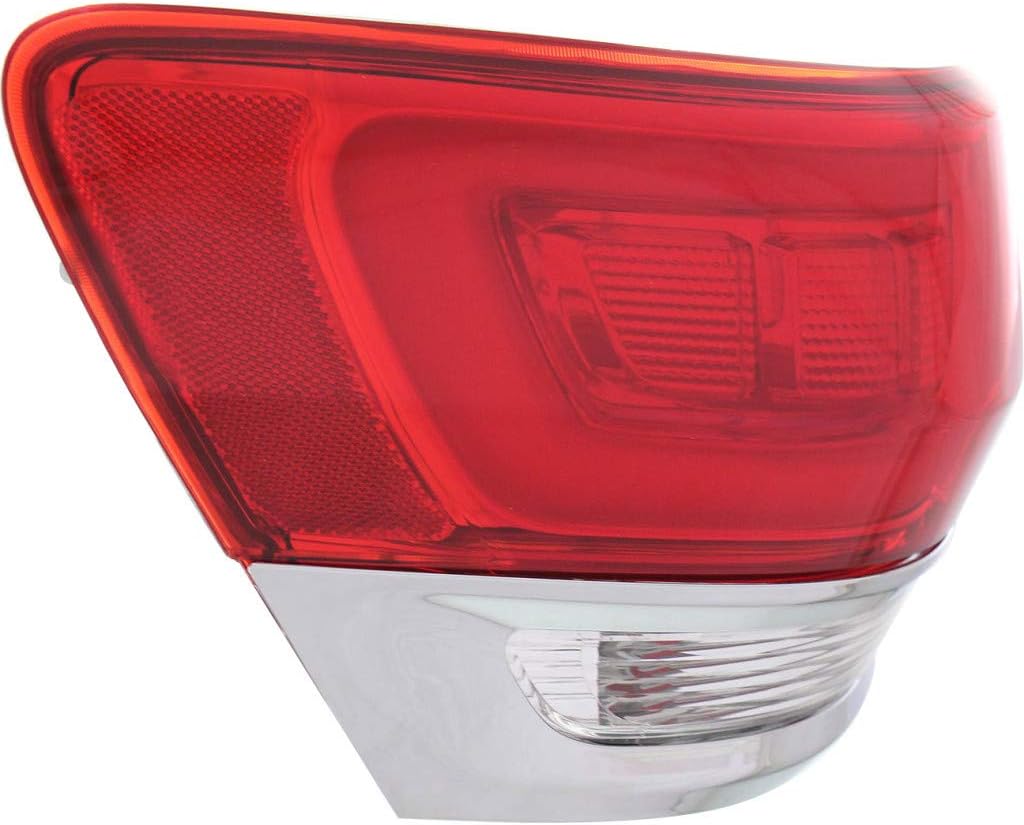 Chrome Tail Light Assembly Outer Driver Side U847805
