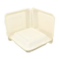 Green Hinged Lid Container (9 inch Square, 200 per CASE) L525742