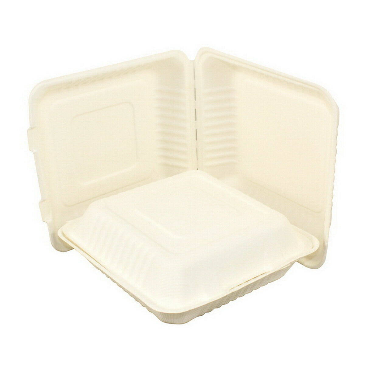Green Hinged Lid Container (9 inch Square, 200 per CASE) L525742