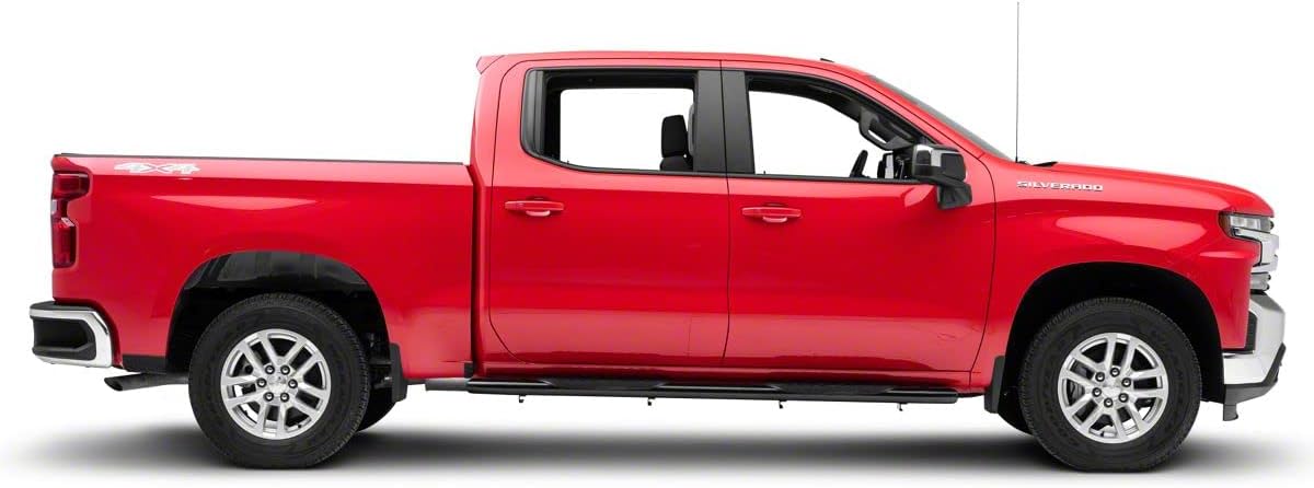 Black 5-Inch Oval Bent End Side Step Bars J685724