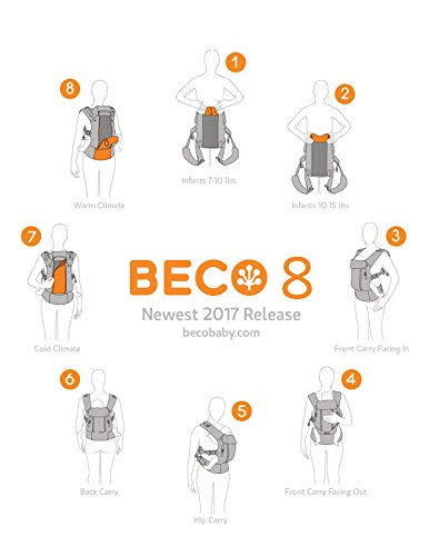 8 Baby Carrier in Cool Dark Grey P924997