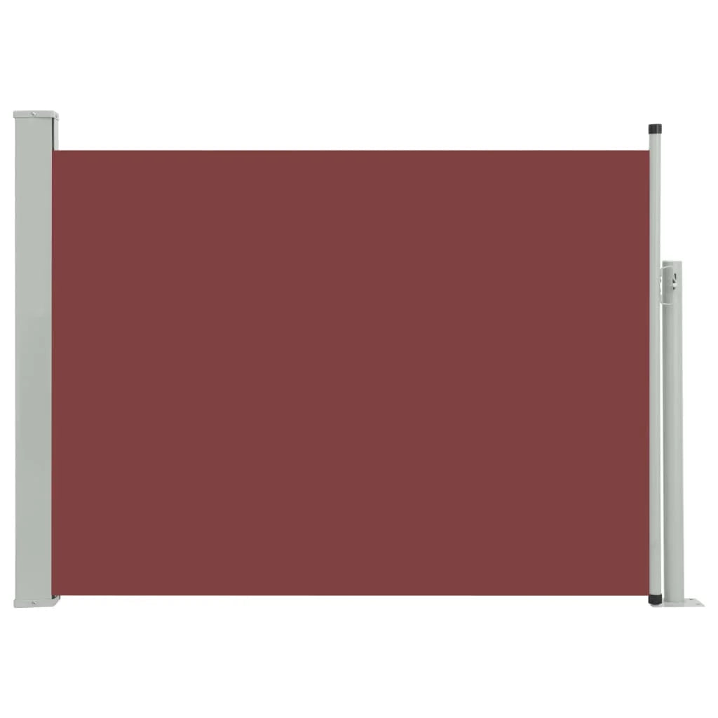 Patio Retractable Side Awning 39.4"x196.9" Brown B8650
