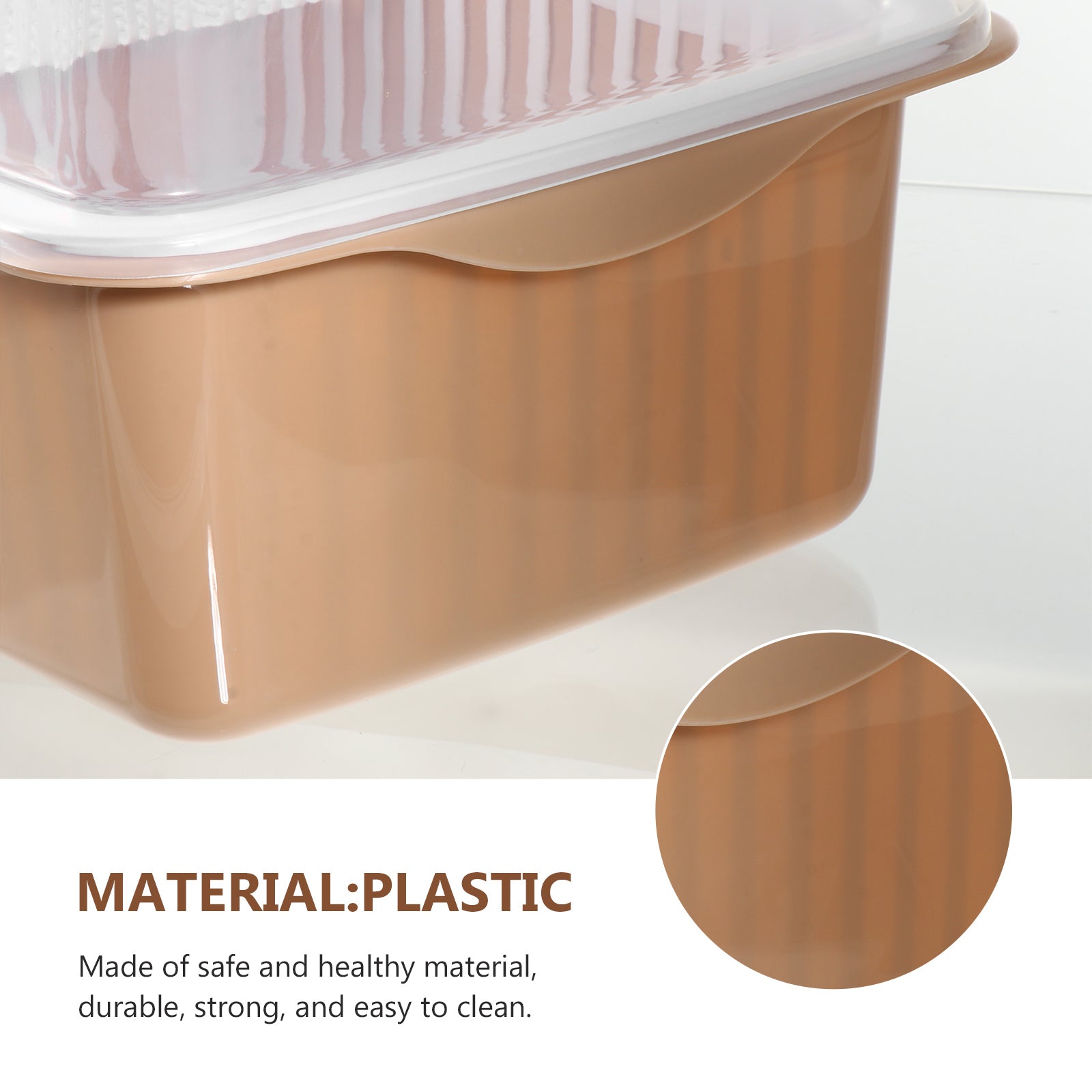 Plastic Milk Bottle Draining Box Tableware Storage Rack D8061