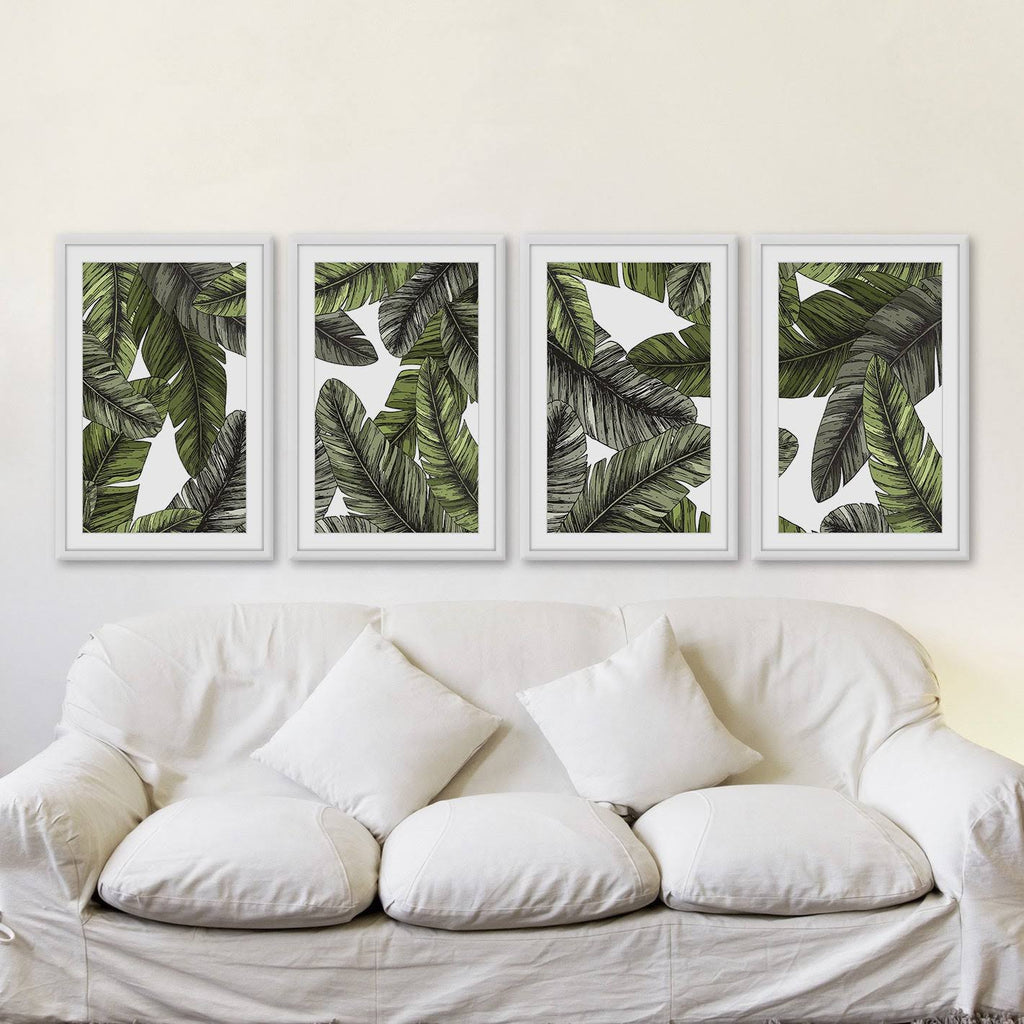 Charleston Quadriptych, 18 inch x 48 inch D246